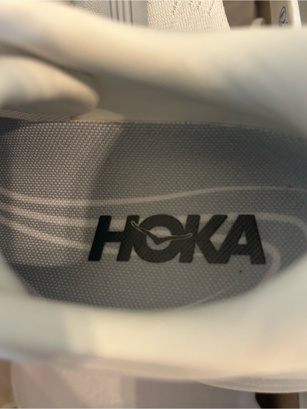 Hoka Women's White Athletic Running Shoes - Picture 3 of 4